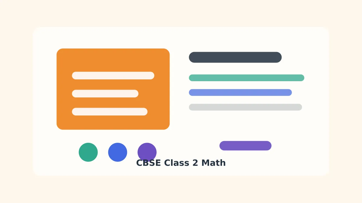 CBSE Class 2 Math Worksheets neutral worksheet planning cover image