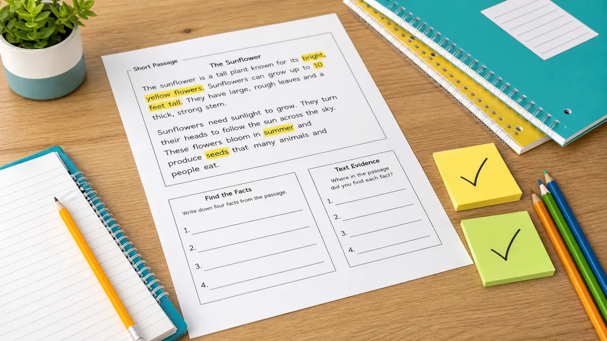Grade 3 fractions worksheet with number line, fraction cards, pencil, and equal partitions