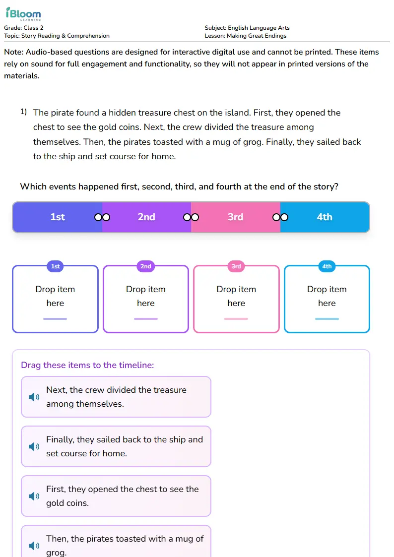 Making Great Endings Lesson for Class 2 | iBloom