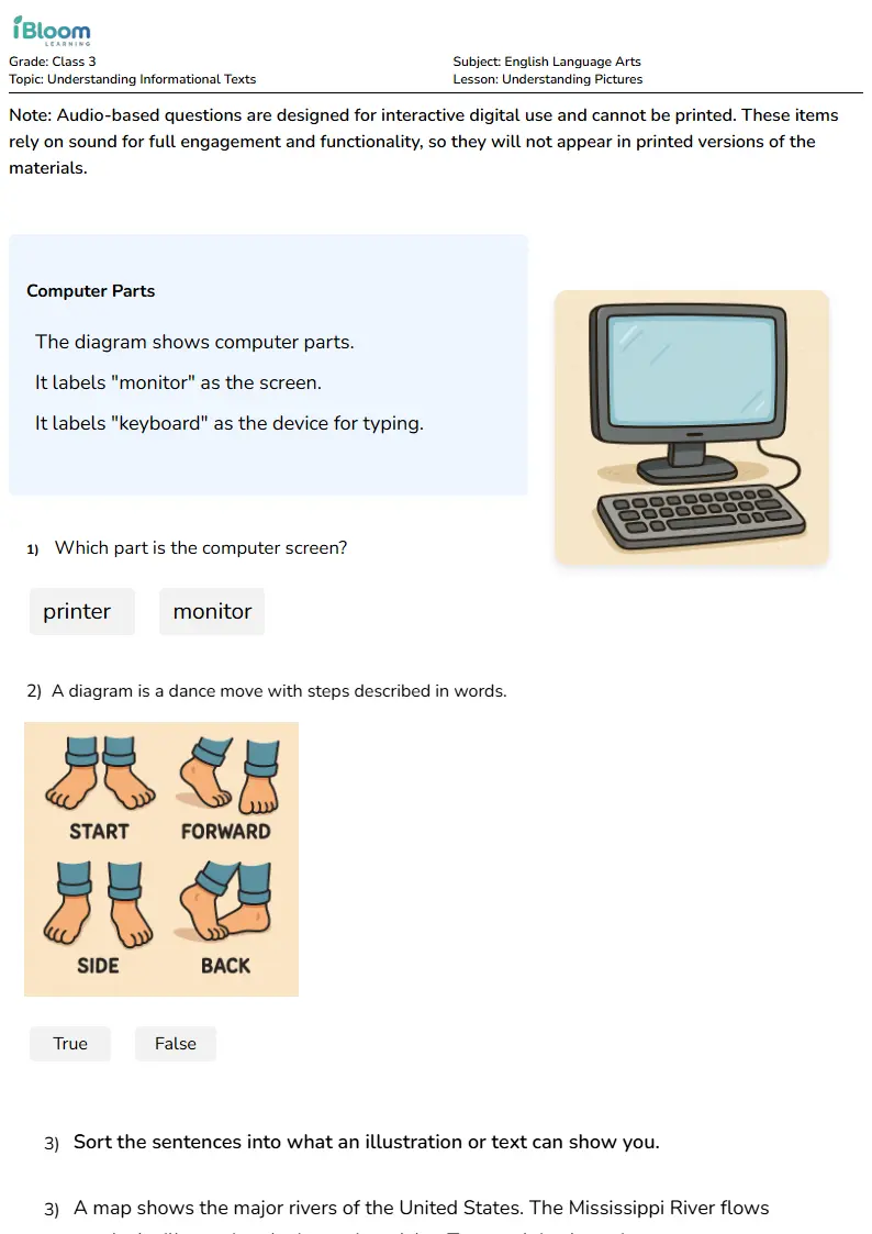 Understanding Pictures Lesson for Class 3 | iBloom