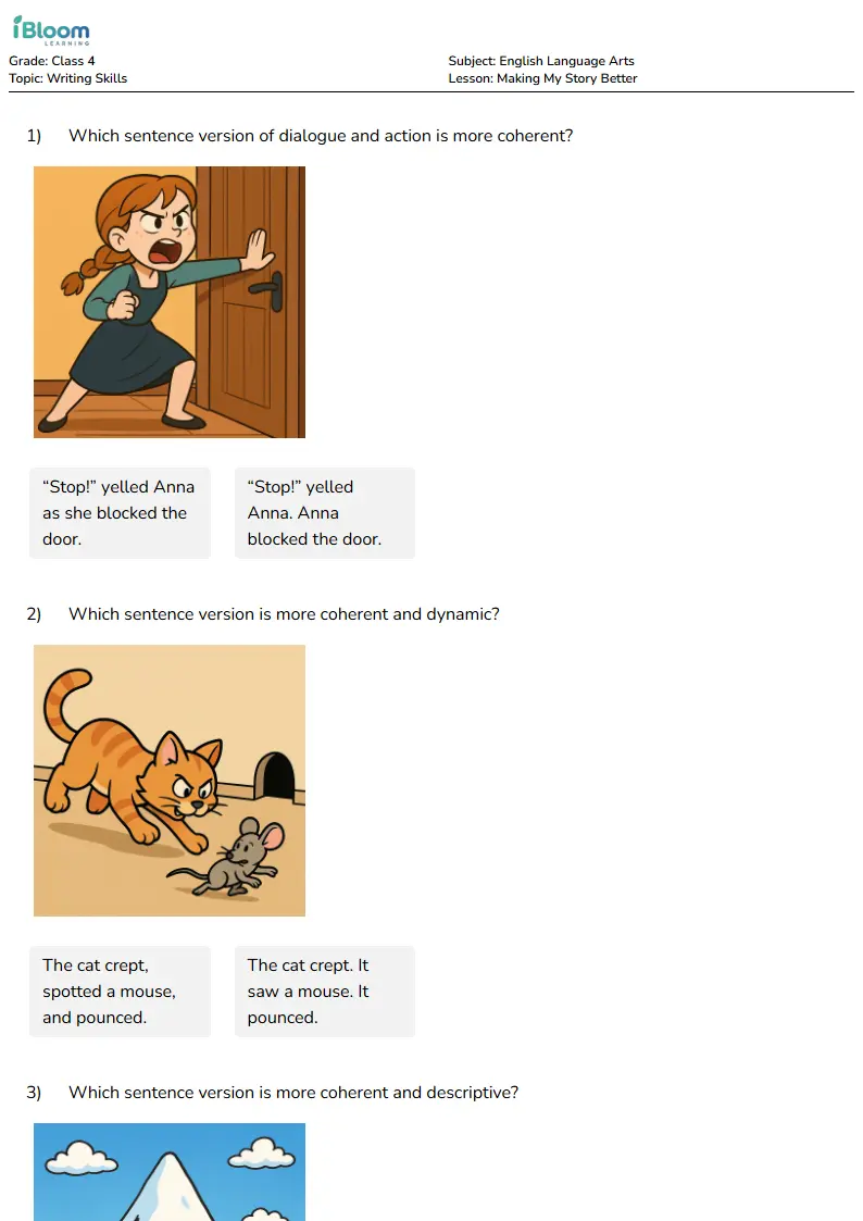 Making My Story Better Lesson for Class 4 | iBloom
