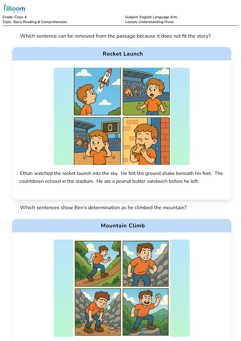 Understanding Prose Lesson for Class 4 | iBloom