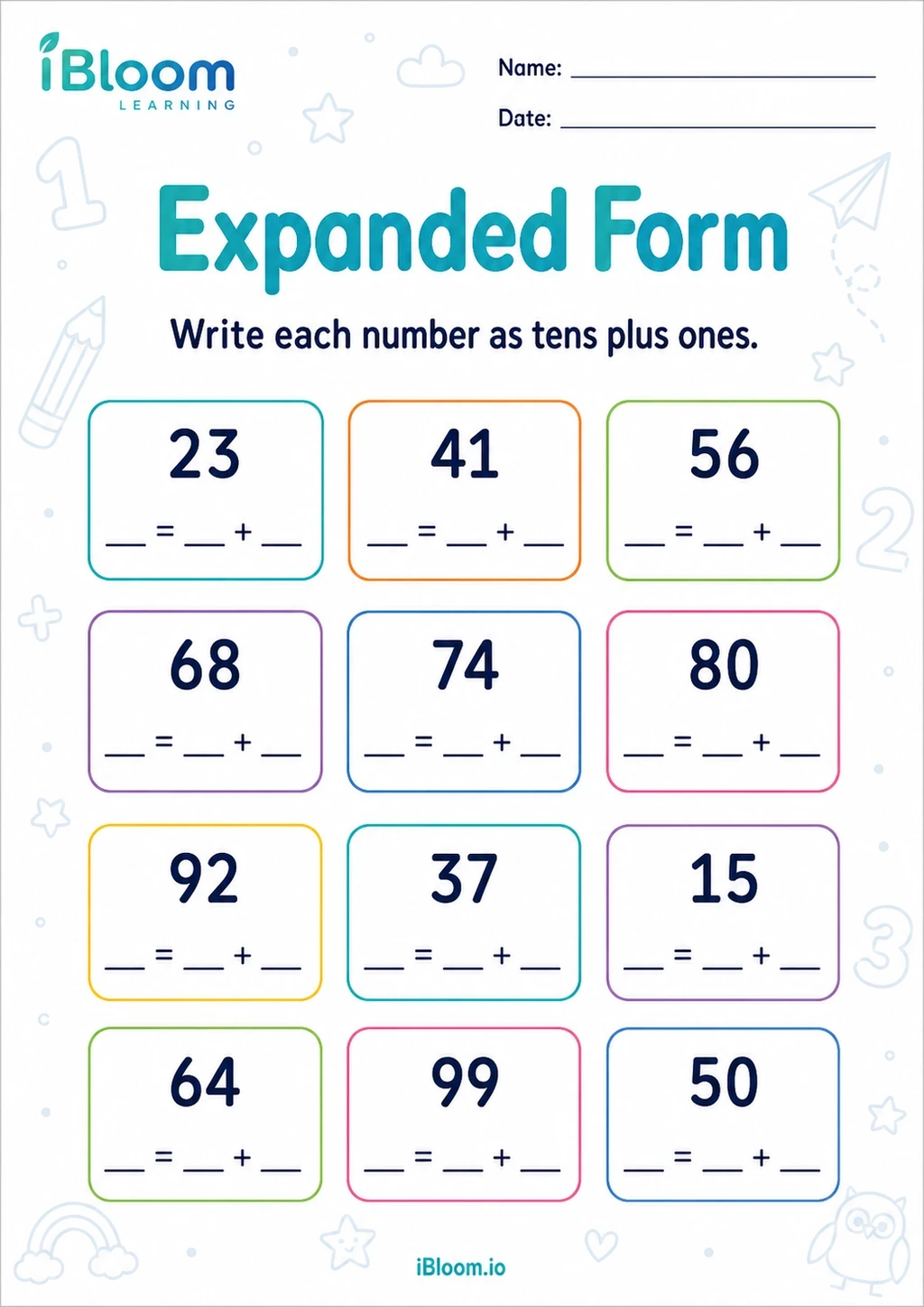 Preview page 1 of Expanded Form