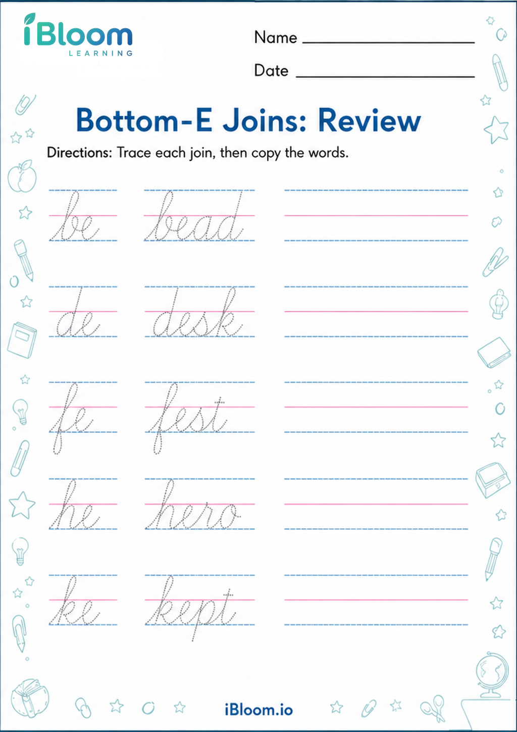 Preview page 1 of Bottom-E Joins: Review