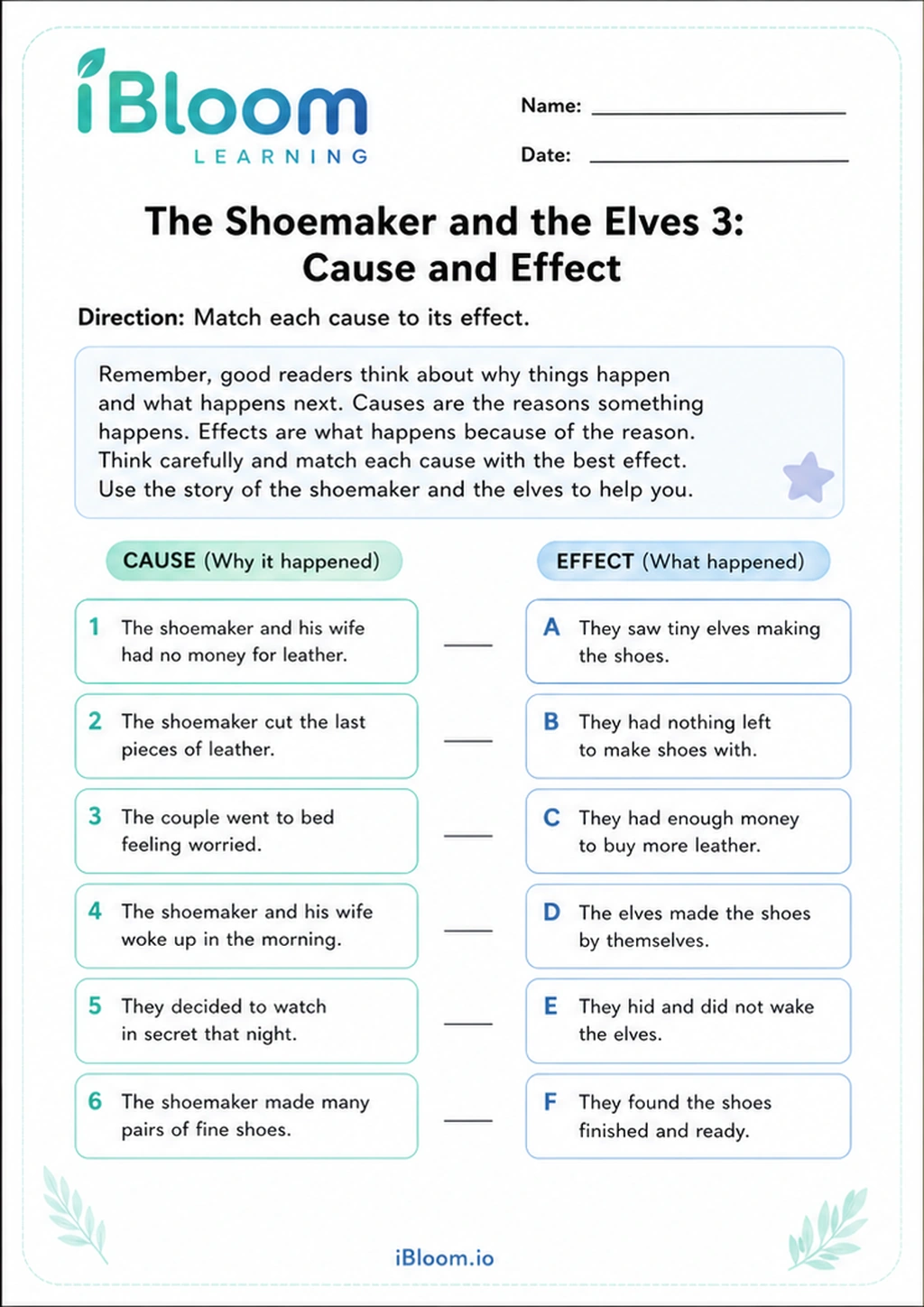 Preview page 1 of The Shoemaker and the Elves 3: Cause and Effect