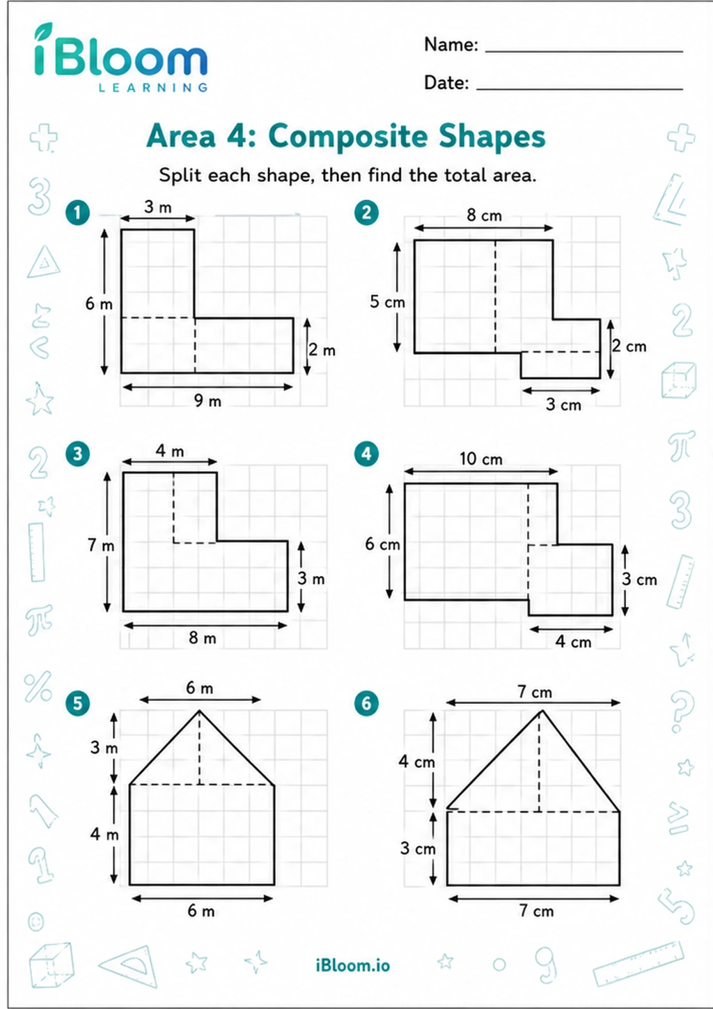 Preview page 1 of Area 4: Composite Shapes