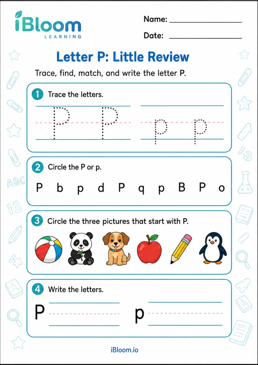 Preview page 1 of Letter P: Little Review
