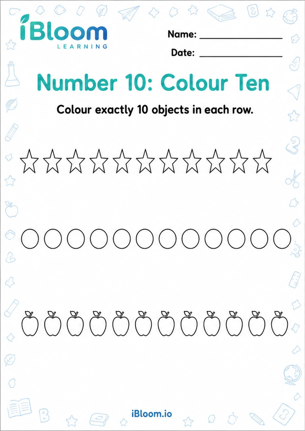 Preview page 1 of Number 10: Colour Ten