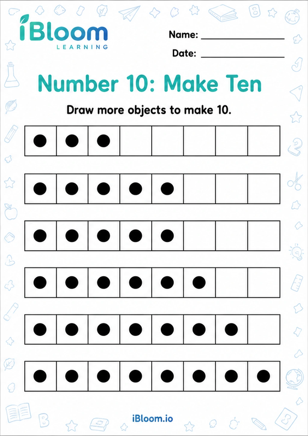 Preview page 1 of Number 10: Make Ten