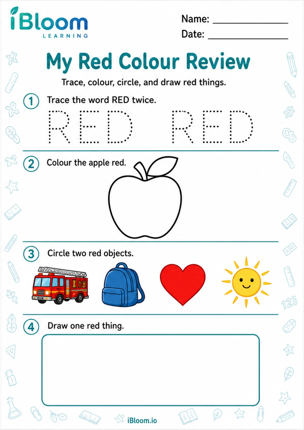 Preview page 1 of My Red Colour Review