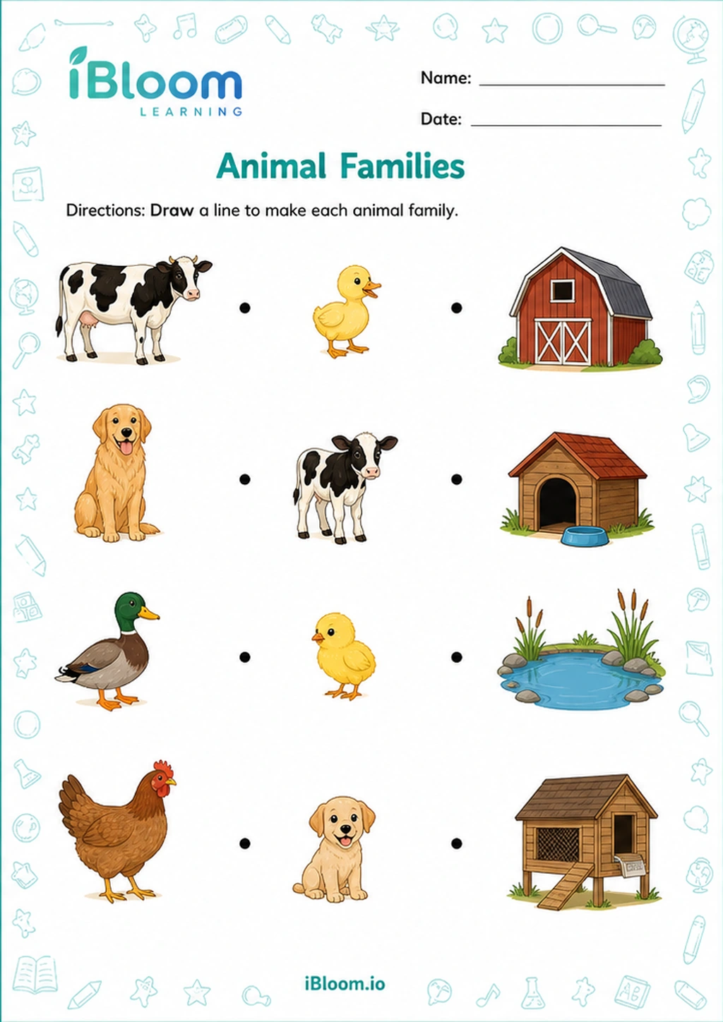 Preview page 1 of Animal Families