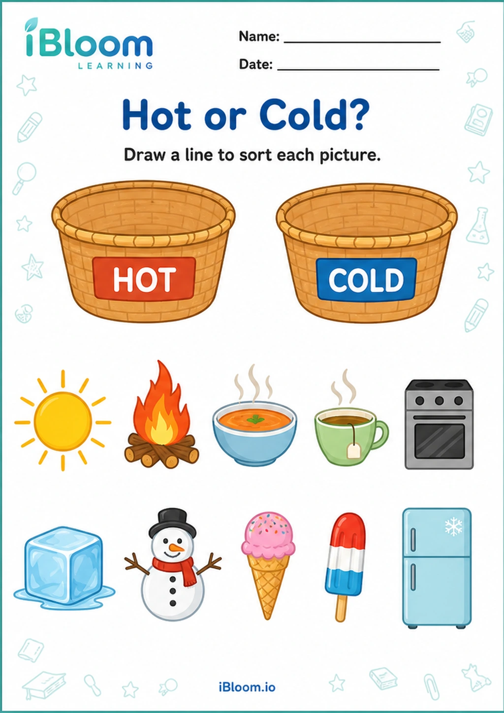 Preview page 1 of Hot or Cold?