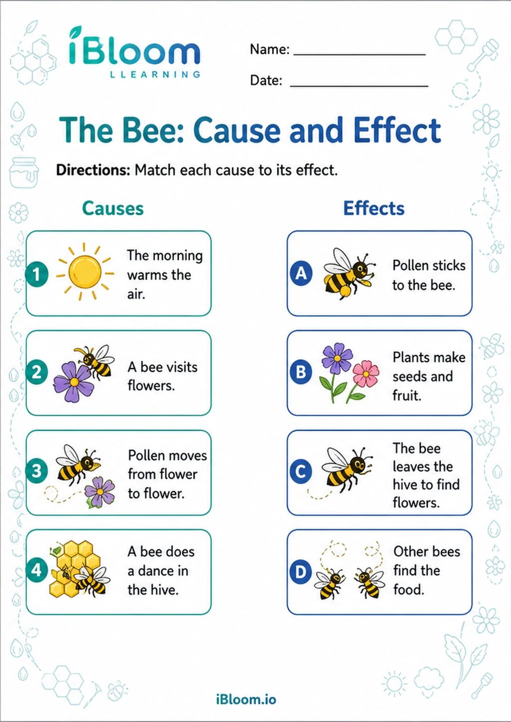 Preview page 1 of The Bee: Cause and Effect