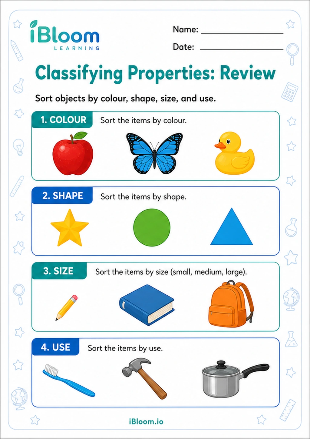 Preview page 1 of Classifying Properties: Review