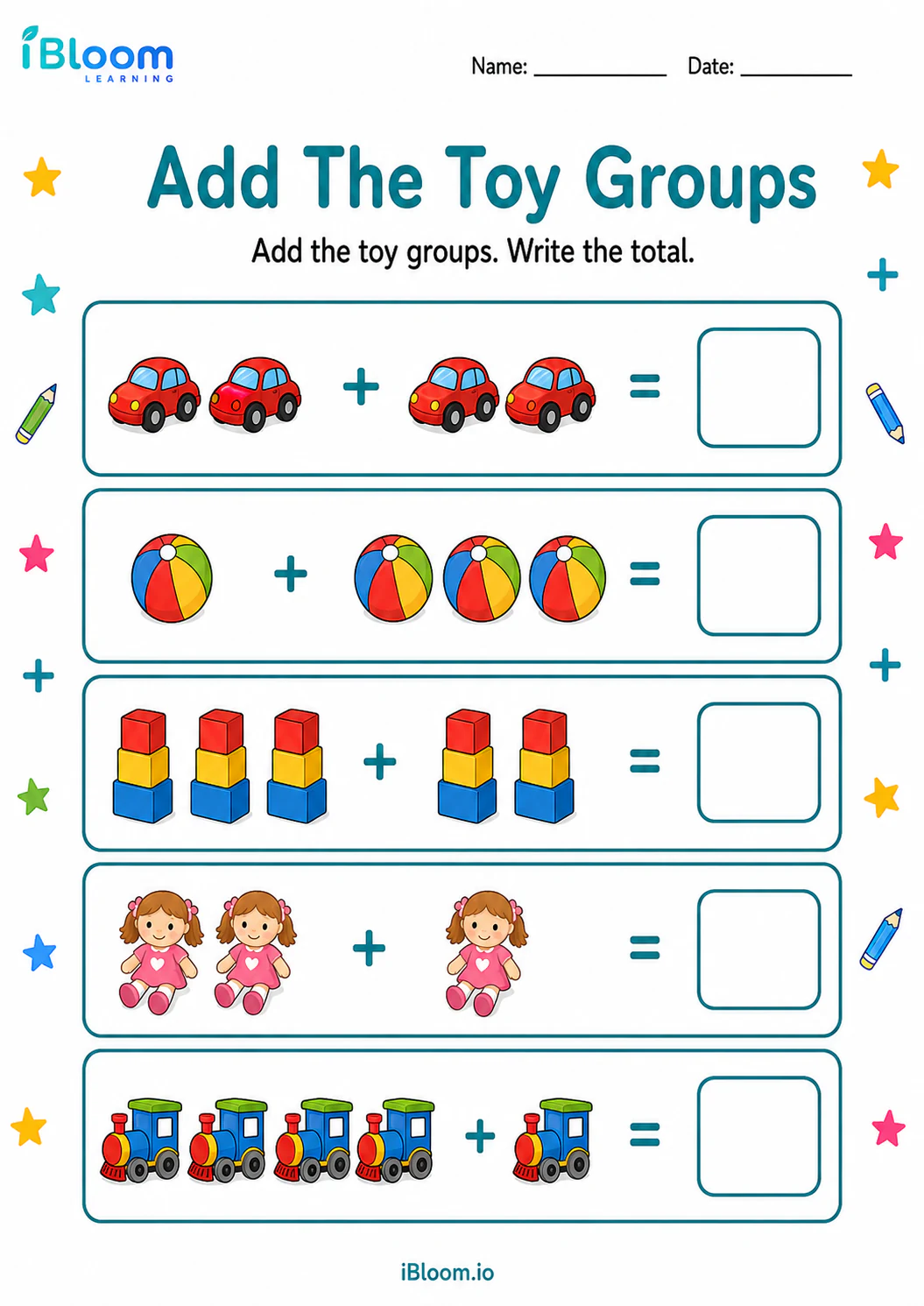 Preview page 1 of Add The Toy Groups