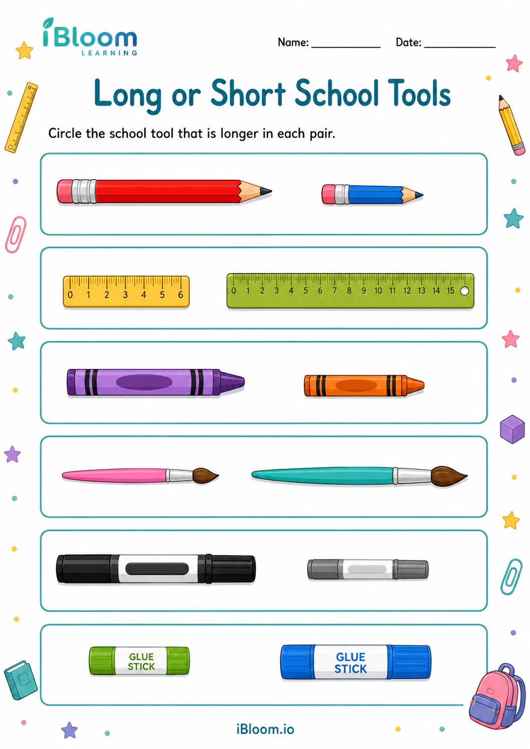 Preview page 1 of Long or Short School Tools