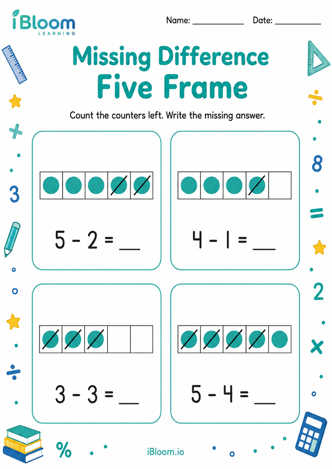 Preview page 1 of Missing Difference Five Frame