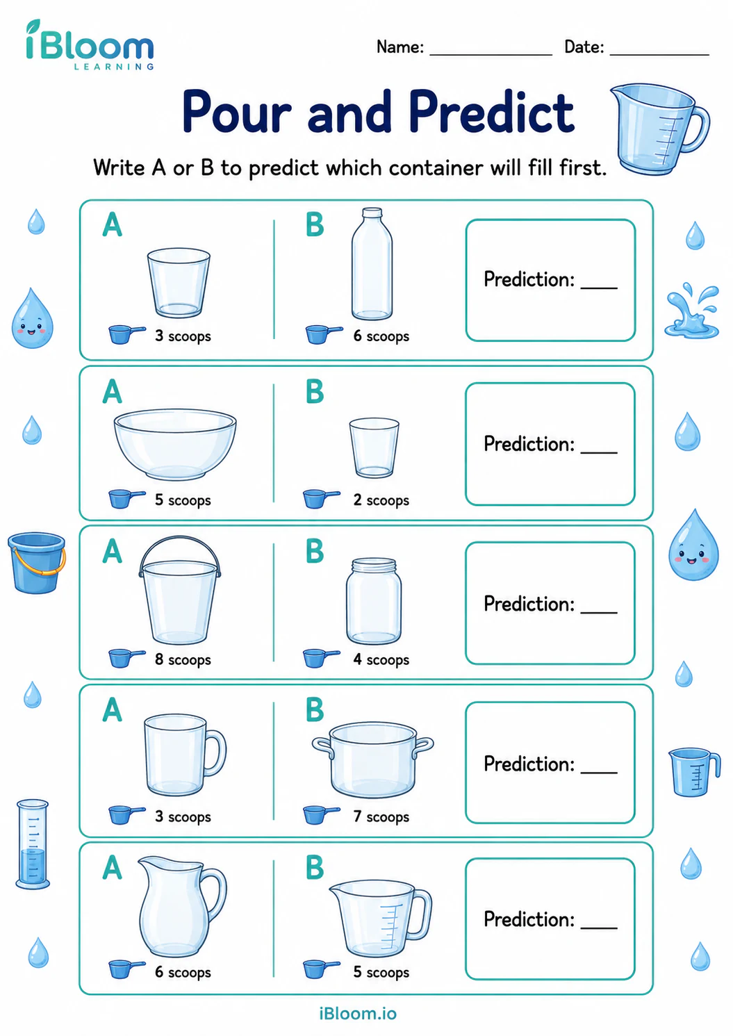 Preview page 1 of Pour and Predict