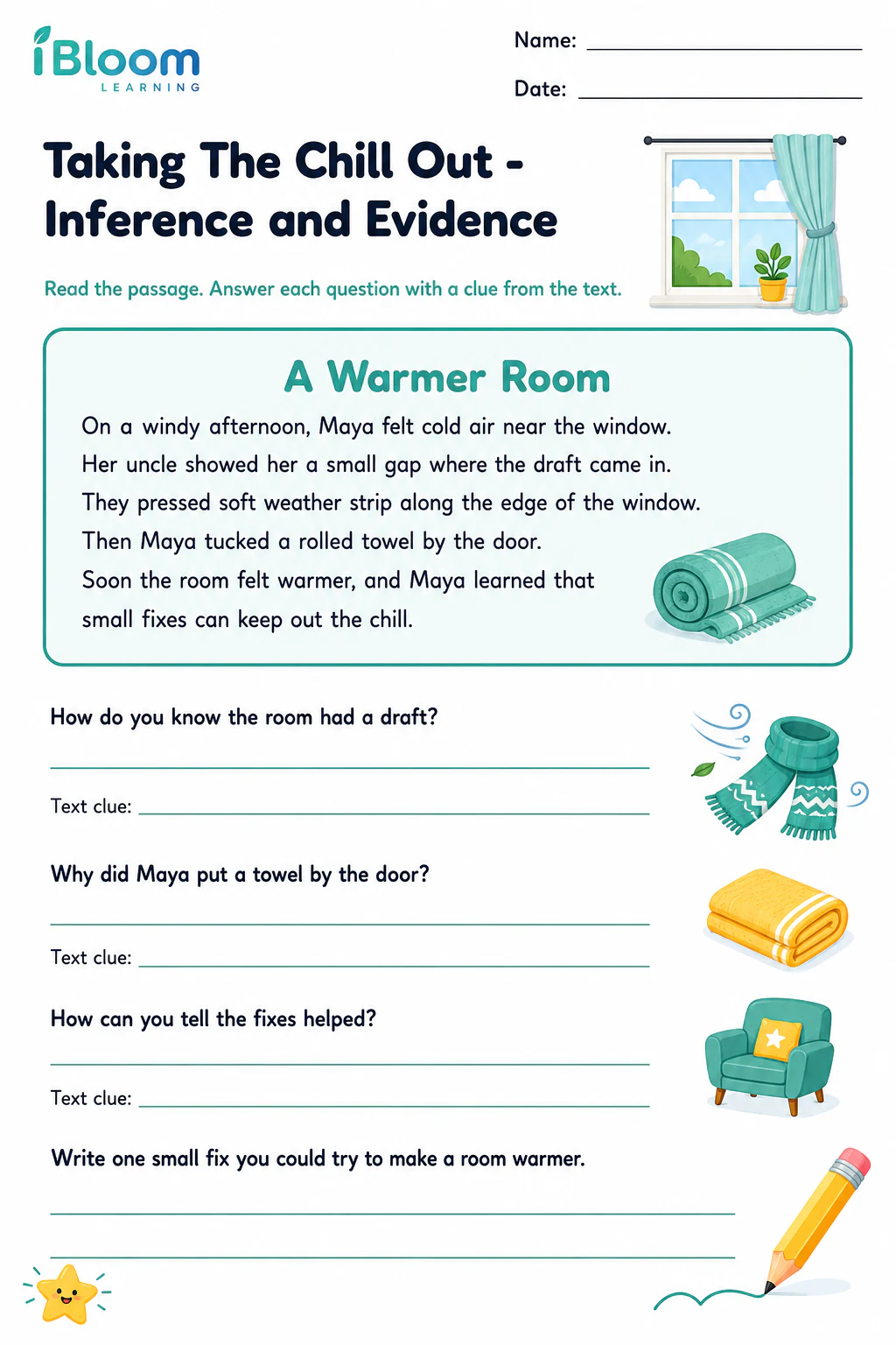 Preview page 1 of Taking The Chill Out — Inference and Evidence