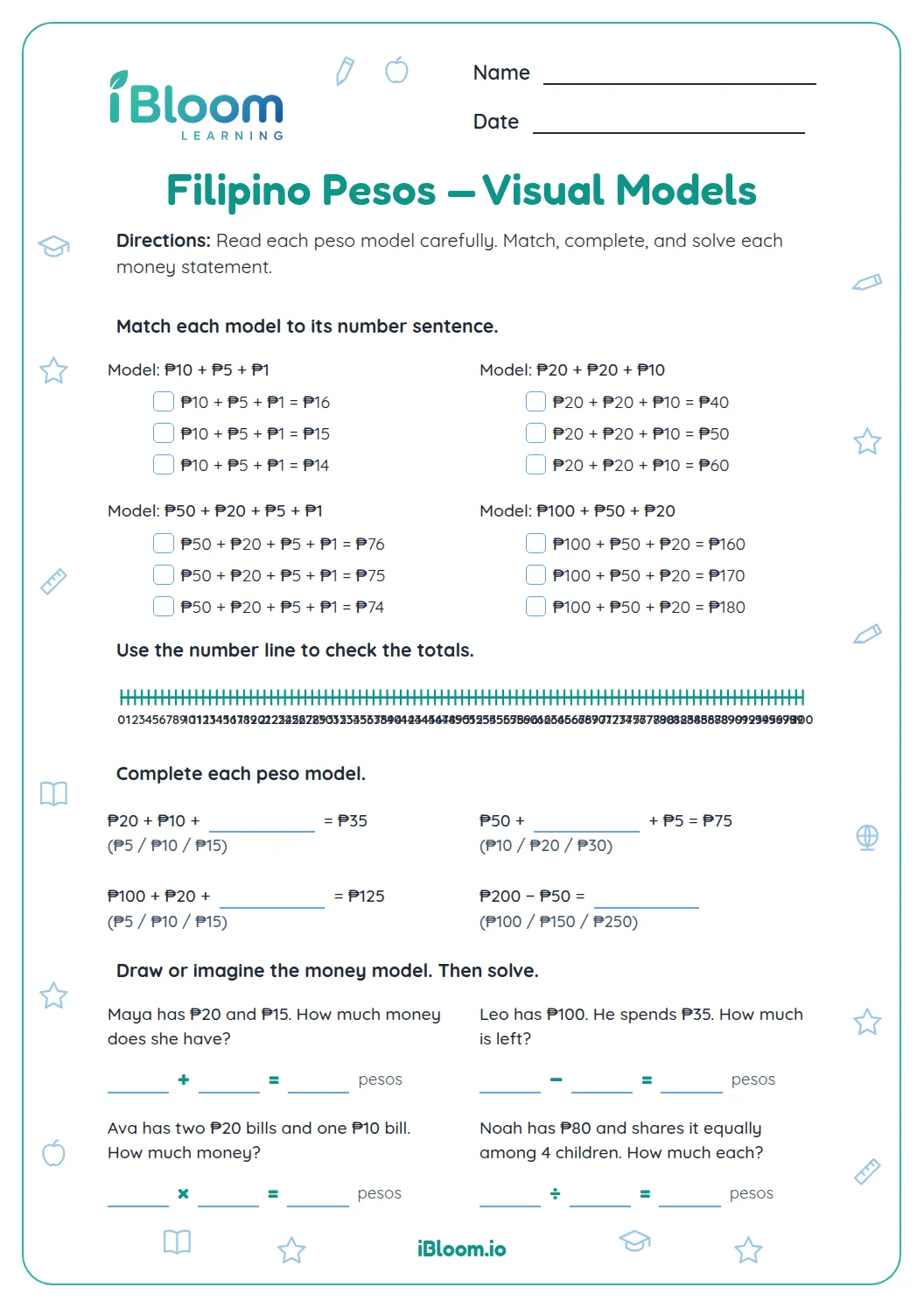 Filipino Pesos — Guided Practice | iBLOOM