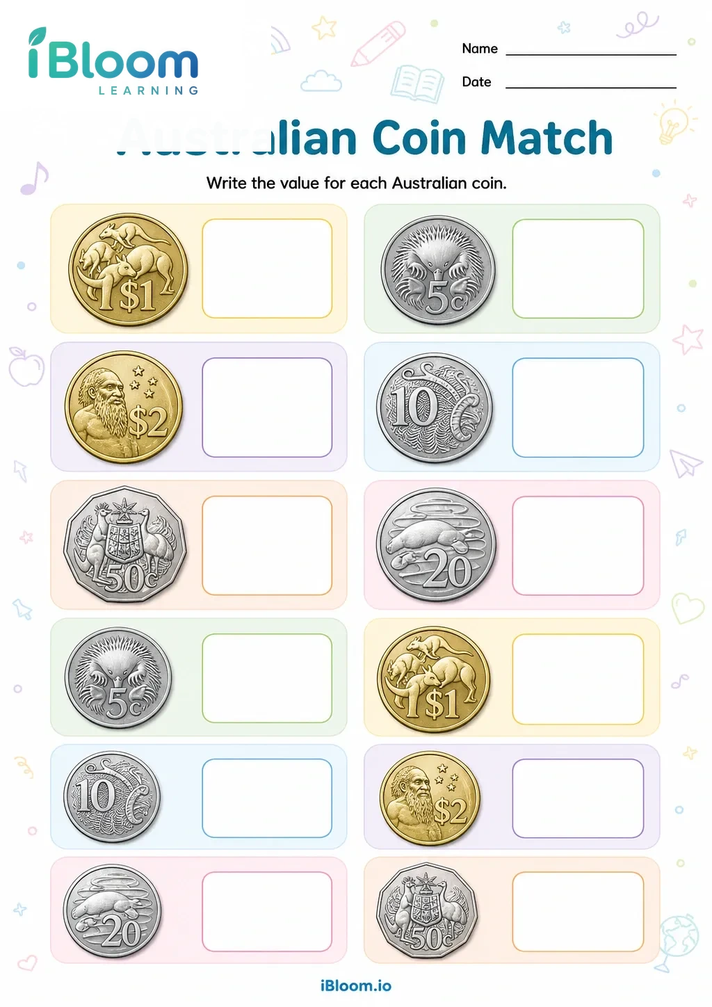 Preview page 1 of Australian Coin Match