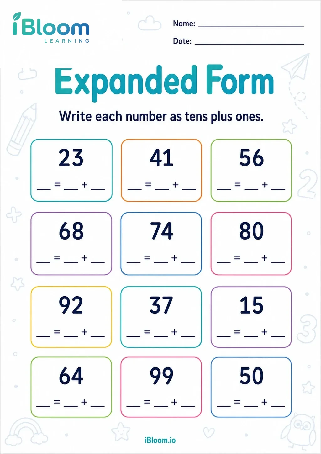 Preview page 1 of Expanded Form