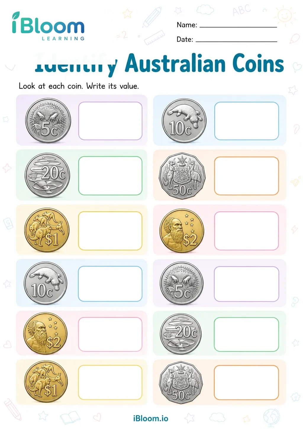 Preview page 1 of Identify Australian Coins