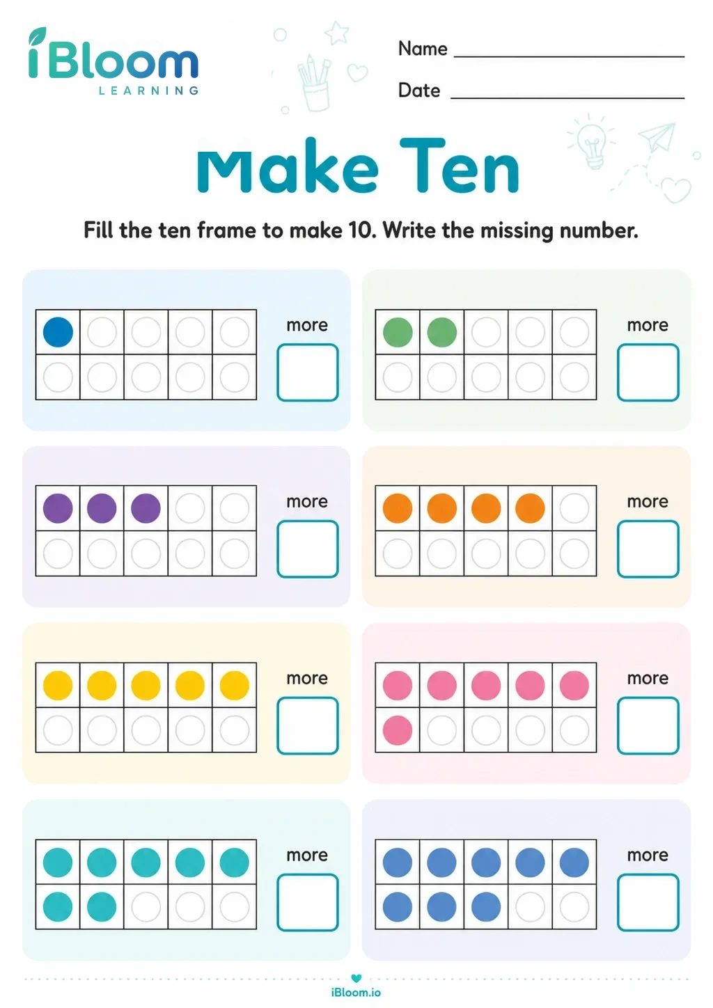 Preview page 1 of Make Ten