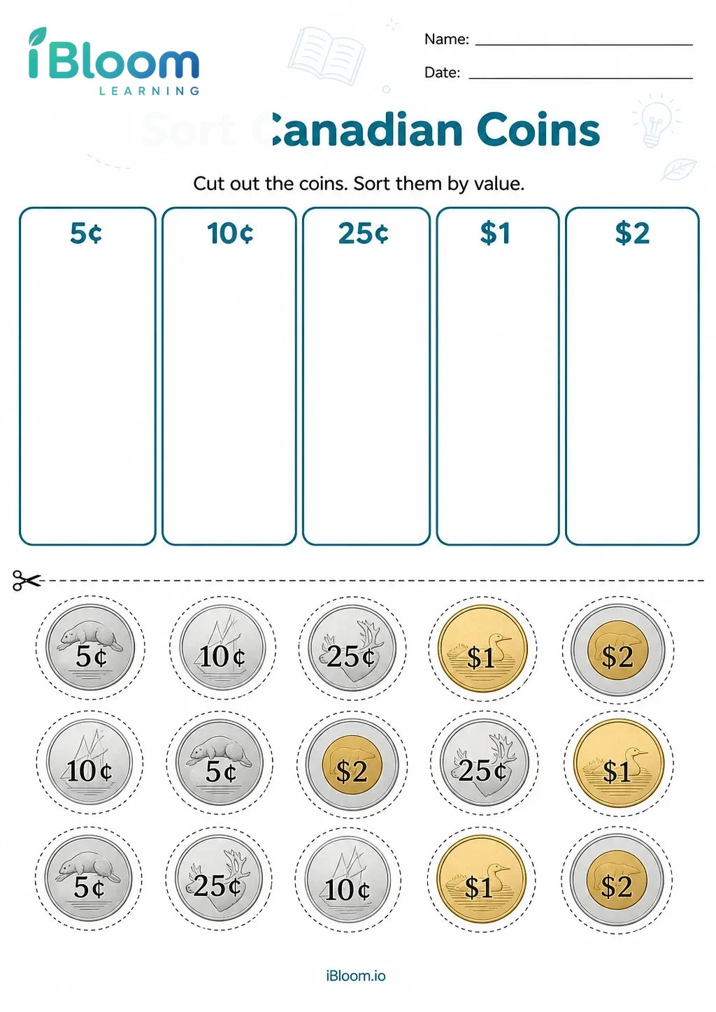 Preview page 1 of Sort Canadian Coins