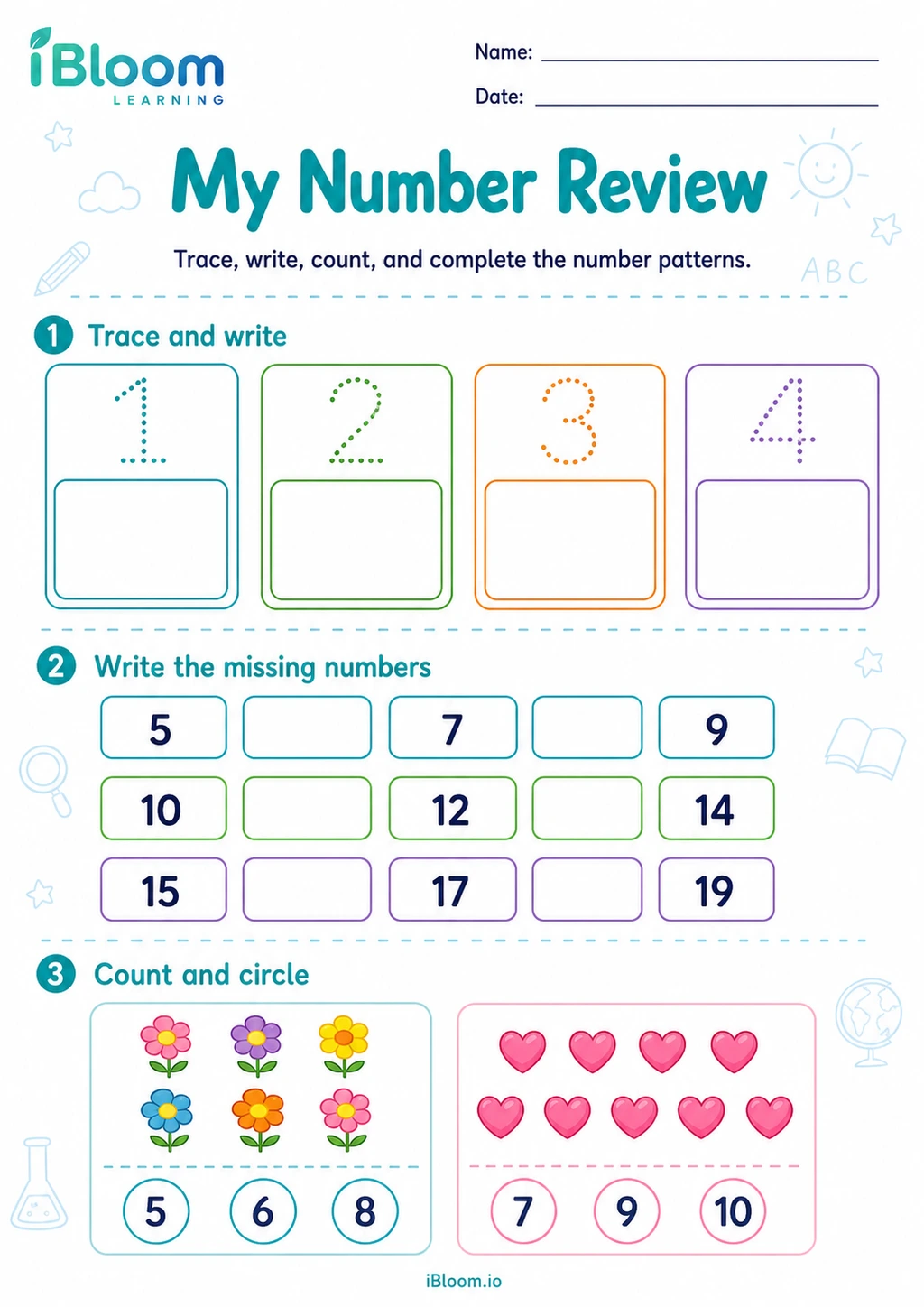 Preview page 1 of My Number Review