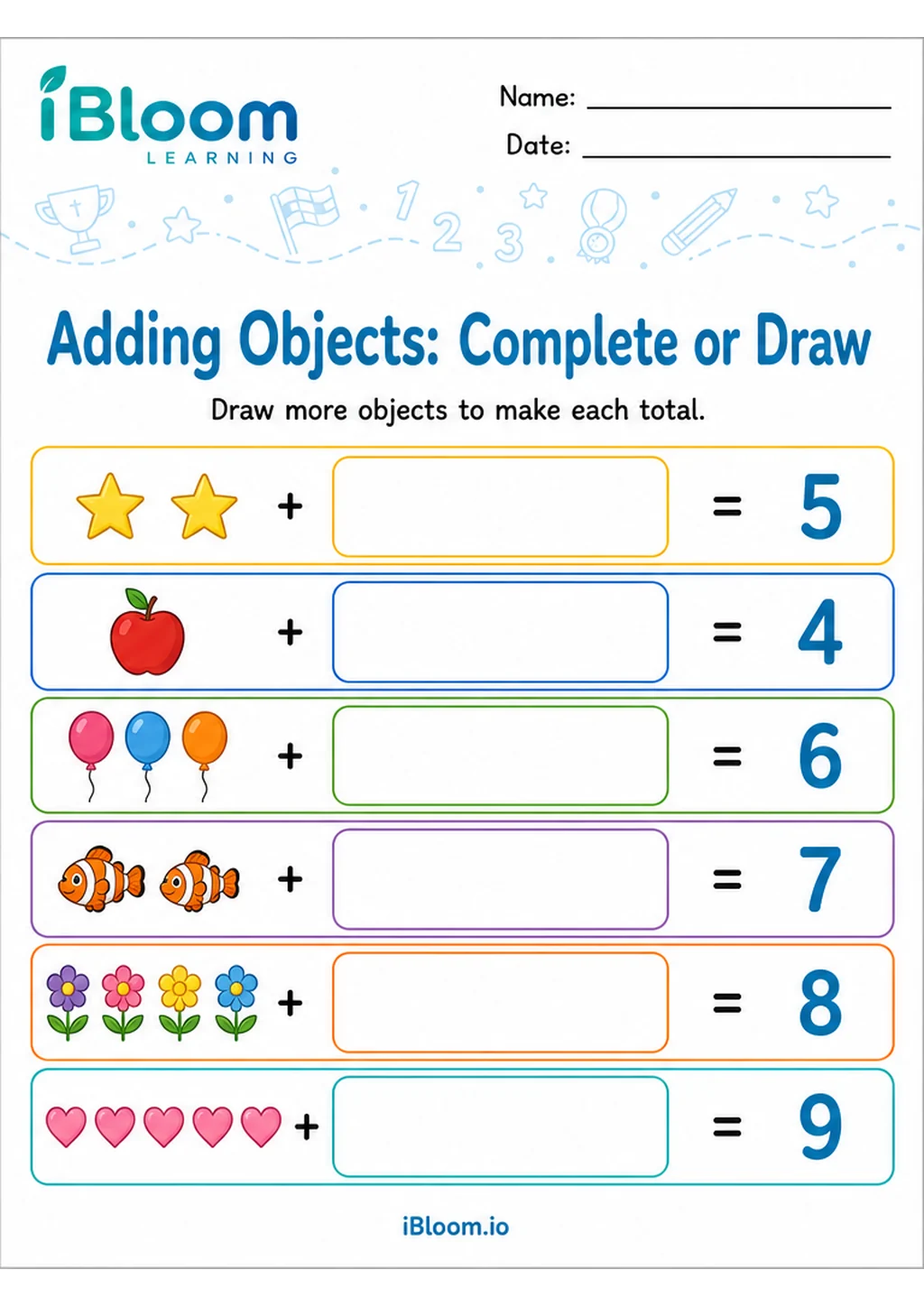Preview page 1 of Adding Objects — Complete or Draw