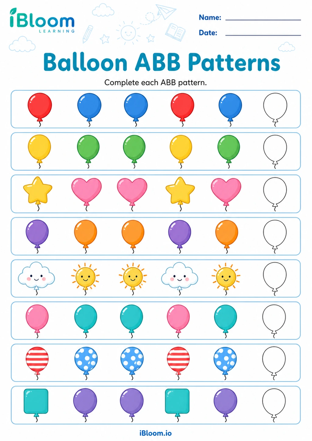 Preview page 1 of Balloon ABB Patterns